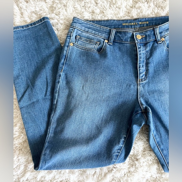 Michael Kors Stretchy High Waist Jeans - Sz 10 - Picture 2 of 3